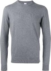 Classic Crewneck Sweater Men Cottoncashmere 50, Grey