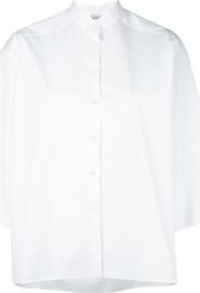 Oversized Shirt Women Cotton S, White