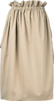 Midi Straight Skirt Women Polyester 1, Nudeneutrals