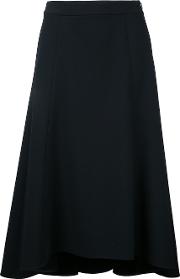 Pleated Skirt Women Polyester 0, Black