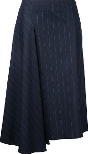 Pleated Skirt Women Polyester 0, Blue
