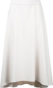 Pleated Skirt Women Polyester 1, White