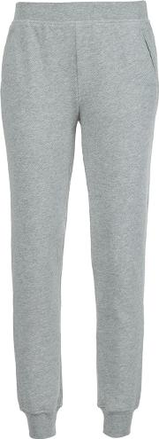 Slim Fit Track Pants Women Cottonpolyester Xs, Grey