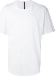 Round Hem T Shirt Men Cotton Iv, White