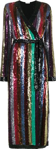 Sequin Embellished Midi Dress Women Viscosepvc