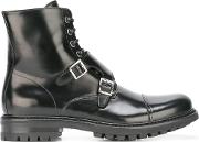 'flint' Boots Men Calf Leatherleatherrubber 43, Black