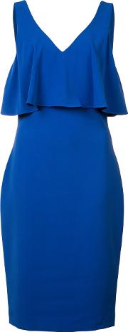 Layered Dress Women Polyesterspandexelastane 4, Blue