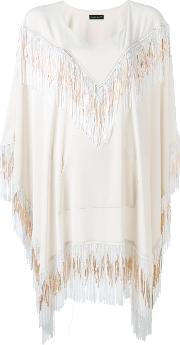 Embellished Flared Top Women Polyestertriacetate 2, Nudeneutrals