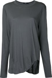 Fitted Top Women Cotton Xs, Grey