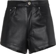 Faux Leather Shorts 