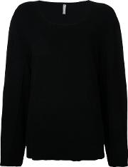 Panelled Sweatshirt Women Cottonpolyamide S, Women's, Black