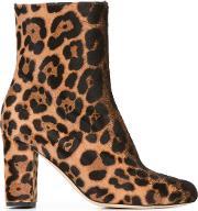 'talise' Boots Women Leatherpony Fur 38.5, Women's, Brown