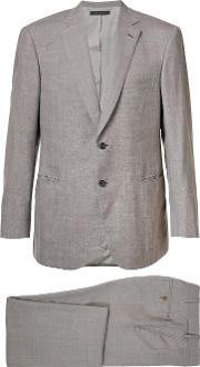 Two Piece Suit Men Wool 56, Grey