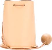 Cilinder Shoulder Bag Women Leather One Size, Nudeneutrals