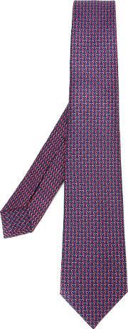 Patterned Tie Men Silk One Size