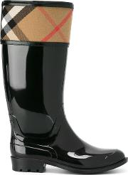 'crosshill' Rain Boots Women Cottoncalf Leatherpvcrubber 36, Black
