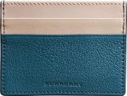 Two Tone Leather Card Case 