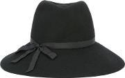 Fedora Hat Women Silkwool One Size, Women's, Black