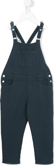Caffe' D'orzo Penelope Dungarees Kids Cotton 4 Yrs, Blue 