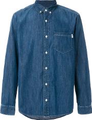 Carhartt Chiaro Denim Shirt Men Cotton Xl, Blue 