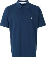 Chase Polo Shirt Men Cotton M, Blue