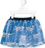 Furbo Mesh Mini Skirt With Superman Kids Polyester 2 Yrs, Blue