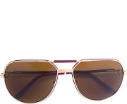 Cartier Must Aviator Sunglasses Men Leatheracetatemetal One Size, Nudeneutrals 