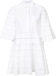 Shirt Dress Women Cotton 38, White
