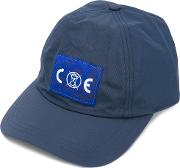 C.e. Logo Print Cap Men Cotton One Size, Blue 