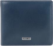 1881 Logo Fold Out Wallet Men Bullhide Leather One Size, Blue
