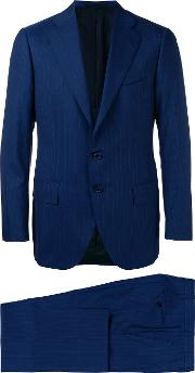 Straight Cut Suit Men Silkwoolbemberg 48, Blue