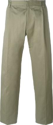 Chalayan Carrot Trousers Men Cotton 48, Green 