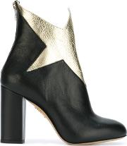 Charlotte Olympia 'galactica' Ankle Boots Women Leather 38, Black 