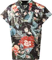 Floral Print Shirt Men Viscose 46