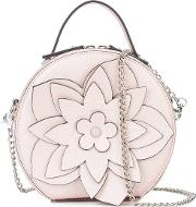 Floral Applique Shoulder Bag 