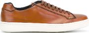 Church's Lace Up Sneakers Men Leatherrubbercotton 8.5, Brown 