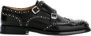 Church's 'lana' Monk Strap Shoes Women Leatherrubber 40, Women's, Black 