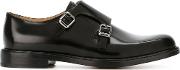 Church's Monk Strap Shoes Women Calf Leatherleather 35.5, Black 