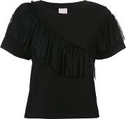 Lace Frill Trim Top 