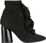 Ruffled Ankle Boots 