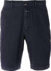 Casual Chino Shorts Men Cotton 31, Blue