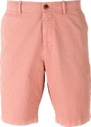Casual Chino Shorts Men Cotton 32, Pinkpurple