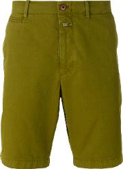 Casual Chino Shorts Men Cotton 34, Green