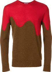 Contrast Knitted Sweater 