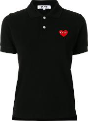 Comme Des Garcons Play Heart Logo Polo Shirt 