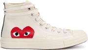 Converse 'chuck Taylor All Star' Hi Top Sneakers Unisex Cottonrubber 7, Nudeneutrals