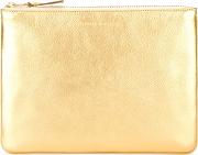 'gold' Pouch Unisex Leather One Size, Grey