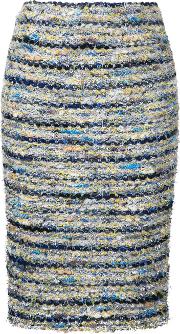 Coohem Bloom Tweed Skirt Women Cottonacrylicnylonwool 38, Grey 