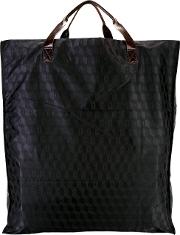 Large Shopping Bag Women Calf Leathernylon One Size, Black