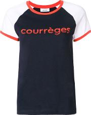 Courreges Logo Colour Block T Shirt 